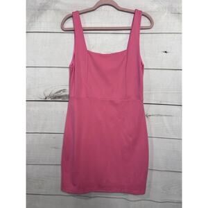 Pink Lily Dress Size XL Solid Pink